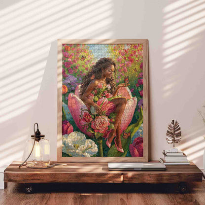 Butterfly Blossom Garden Dream Jigsaw Puzzle