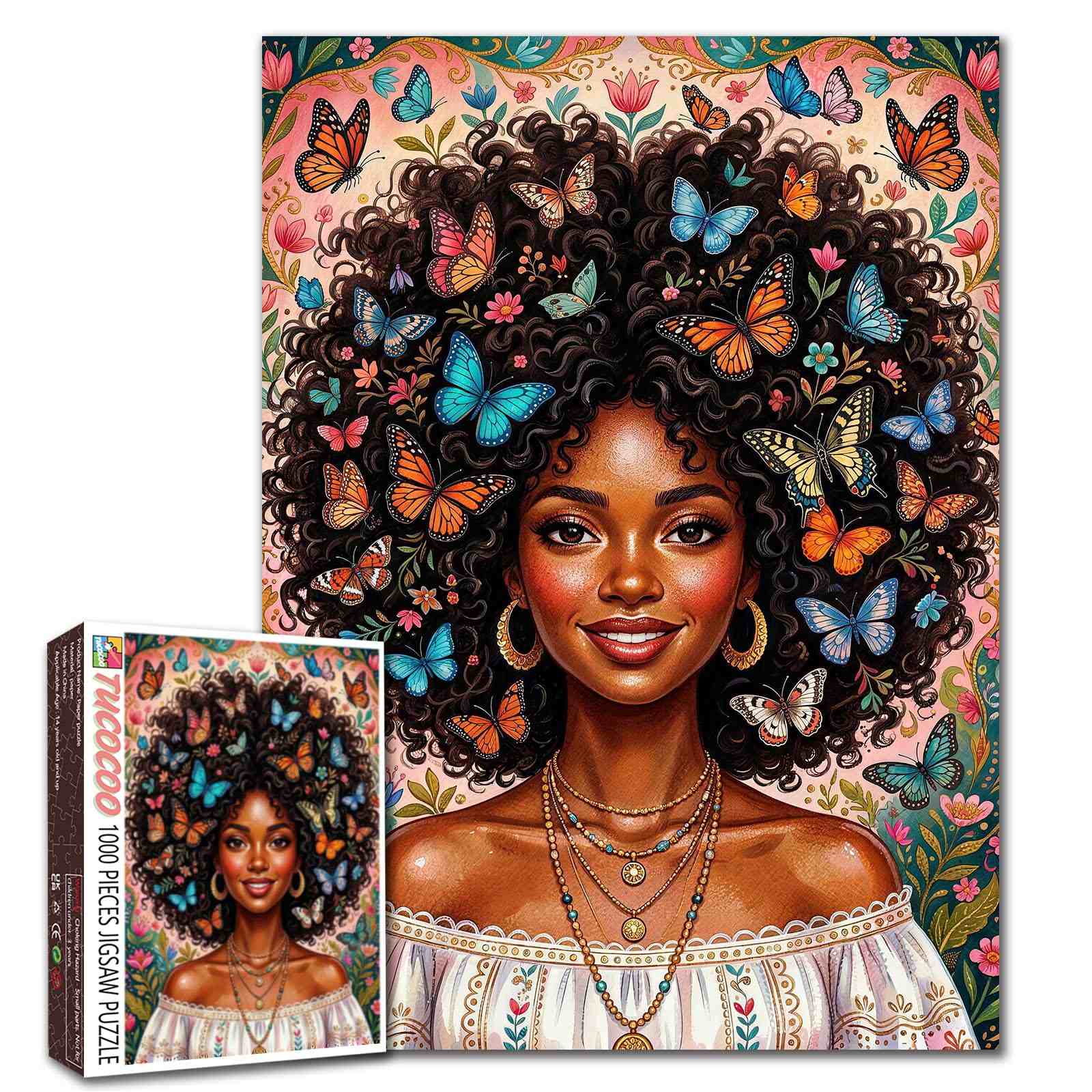 Butterfly Crown Beauty Jigsaw Puzzle