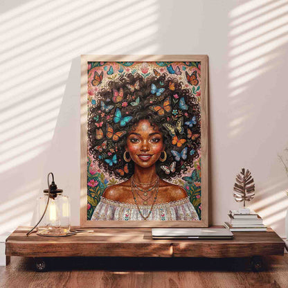 Butterfly Crown Beauty Jigsaw Puzzle
