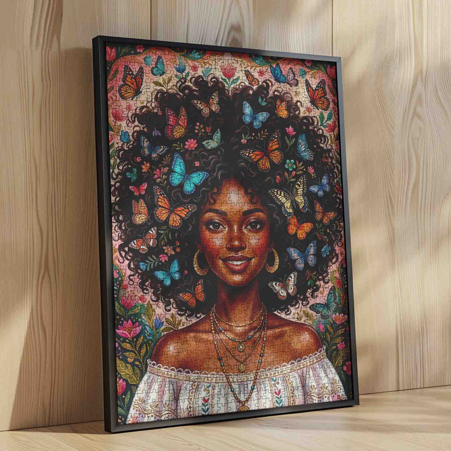 Butterfly Crown Beauty Jigsaw Puzzle