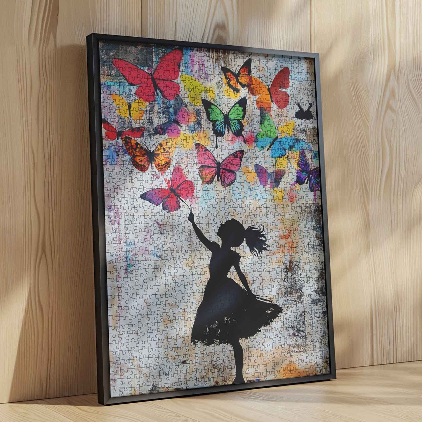Butterfly Dreams Girl Jigsaw Puzzle