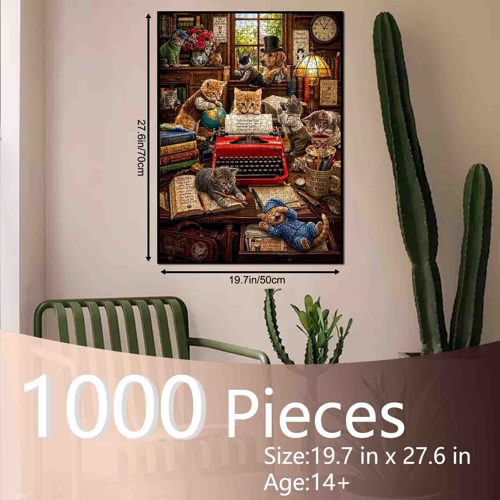 Cats Literary Society Writing Club Jigsaw Puzzle