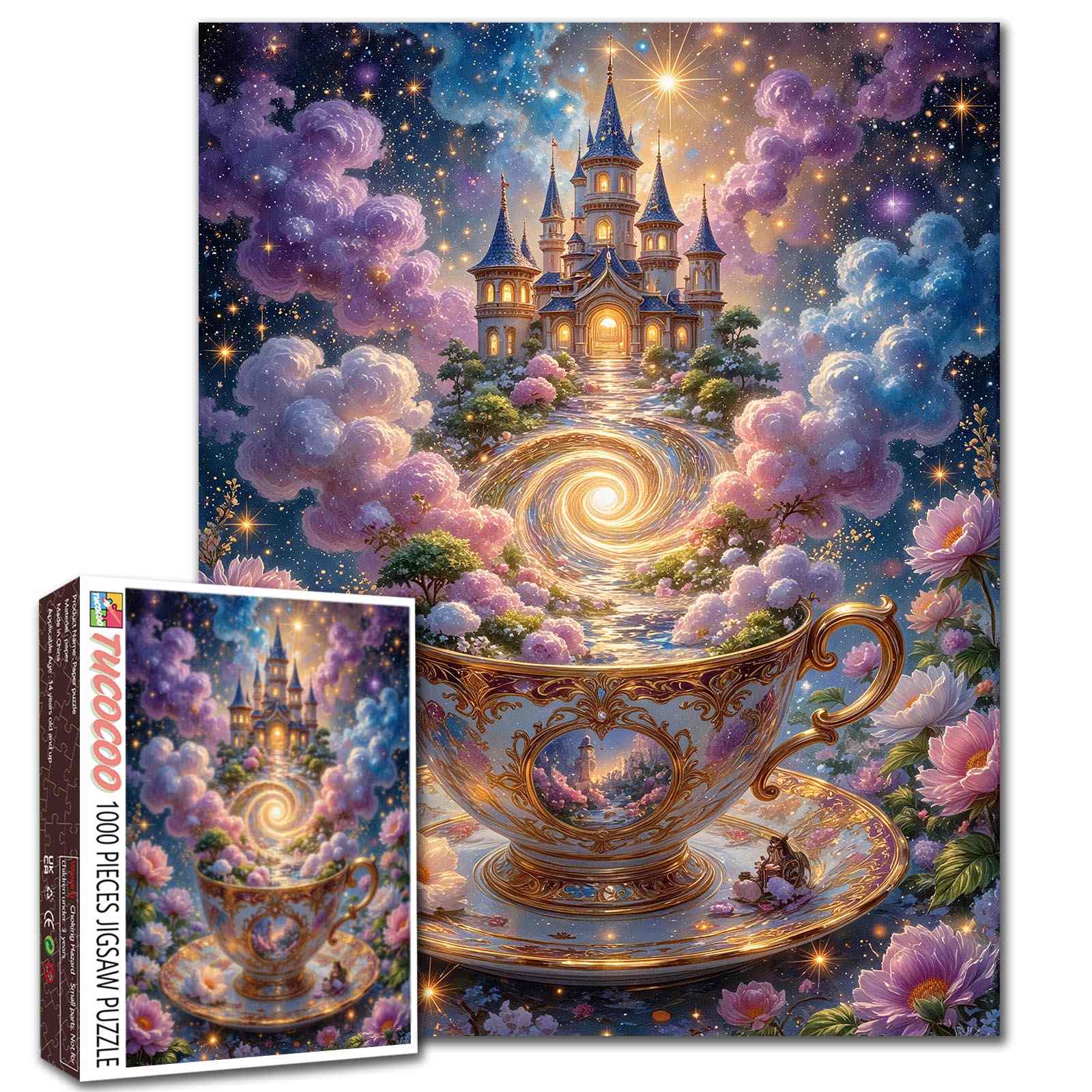 Celestial Teacup Castle Jigsaw Puzzle