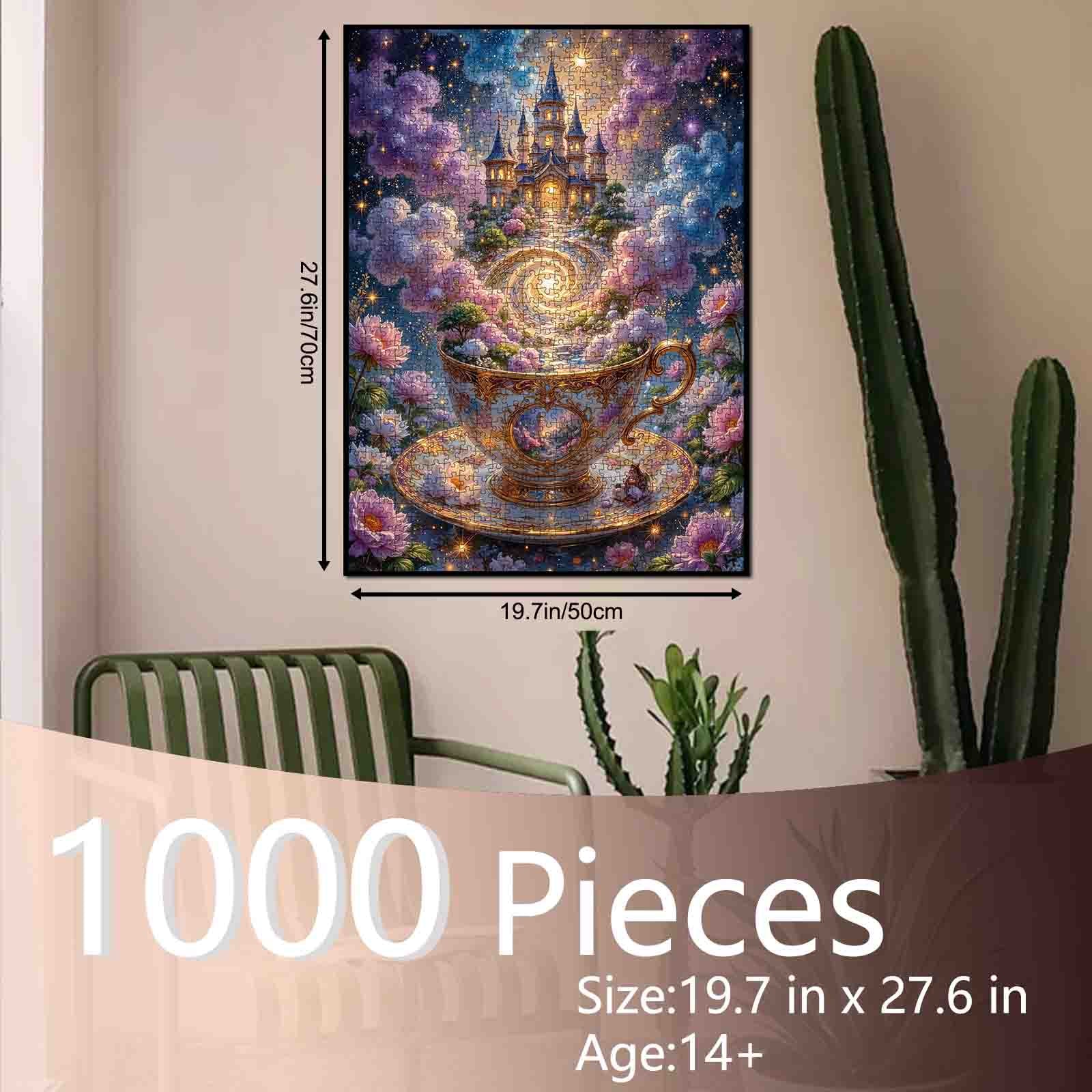 Celestial Teacup Castle Jigsaw Puzzle