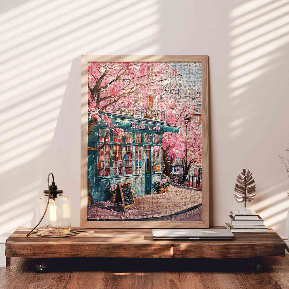 1.Tucocoo "Cherry Blossom Book Café" 1000-Piece Puzzle