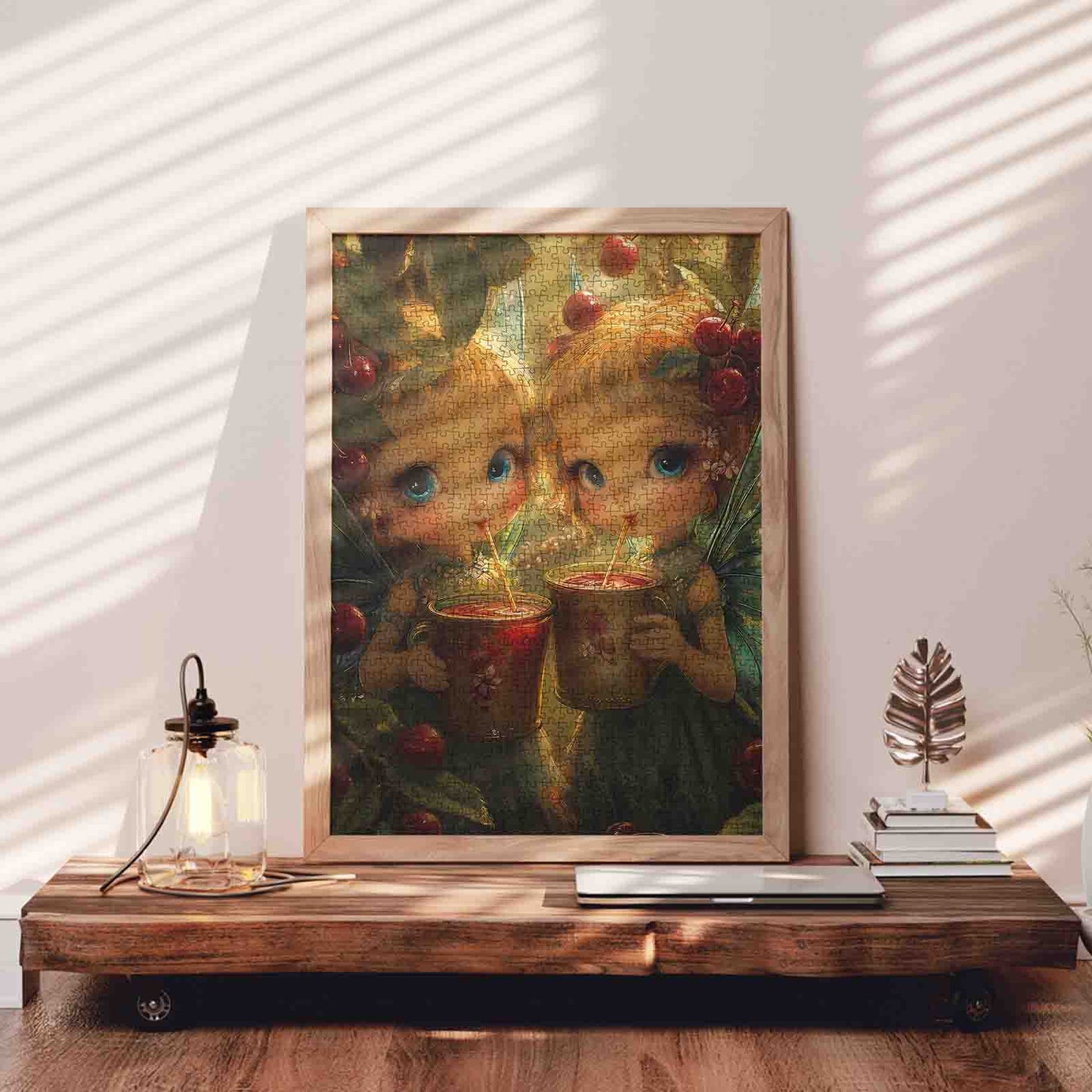 Cherry Blossom Fairy Tea Jigsaw Puzzle