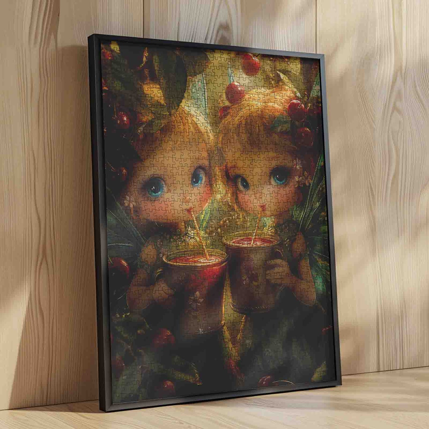 Cherry Blossom Fairy Tea Jigsaw Puzzle