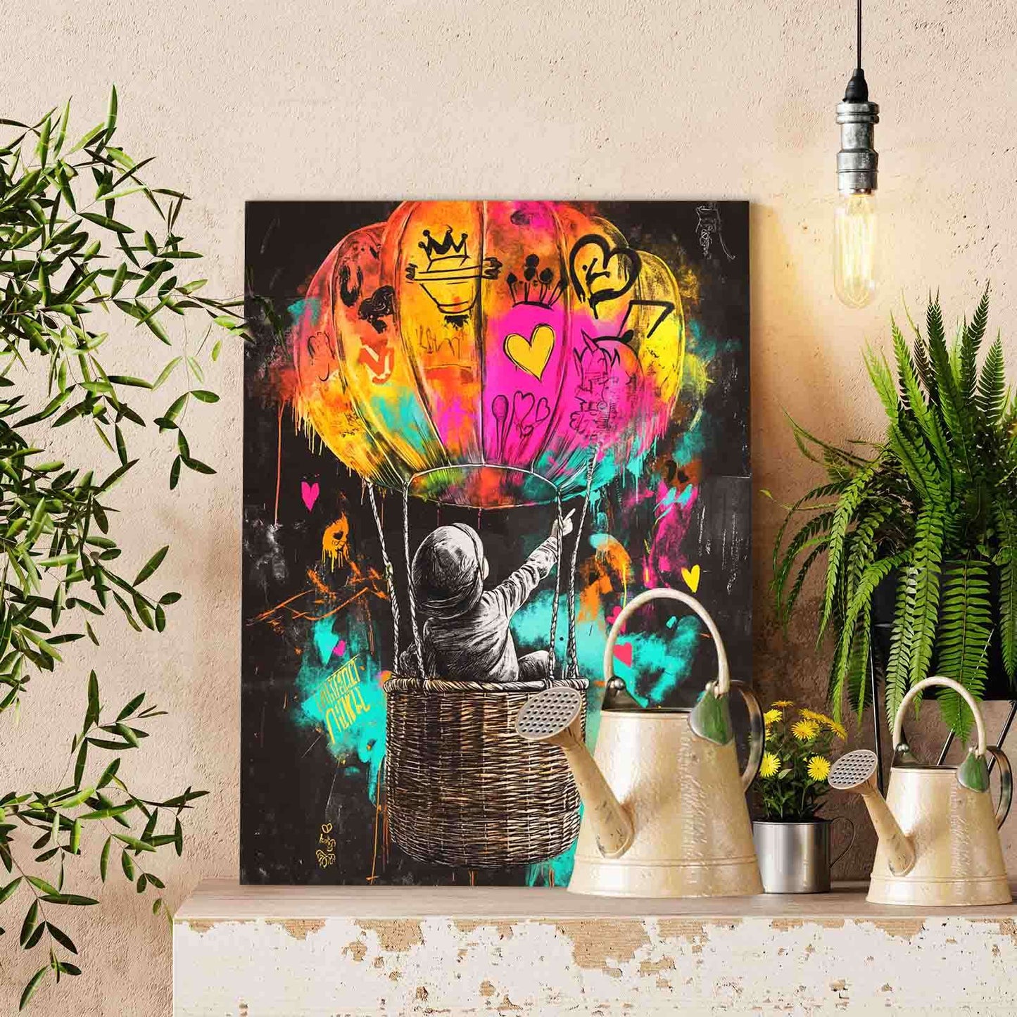 Child Pointing Sky Paint by Numbers