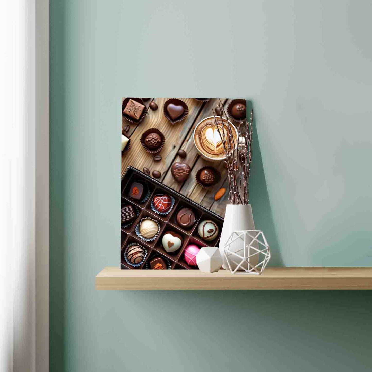 Chocolate Delight with Coffee Paint by Numbers