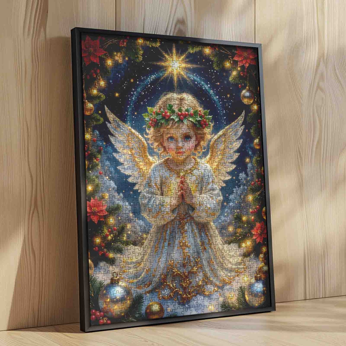 Christmas Angel Blessing Jigsaw Puzzle