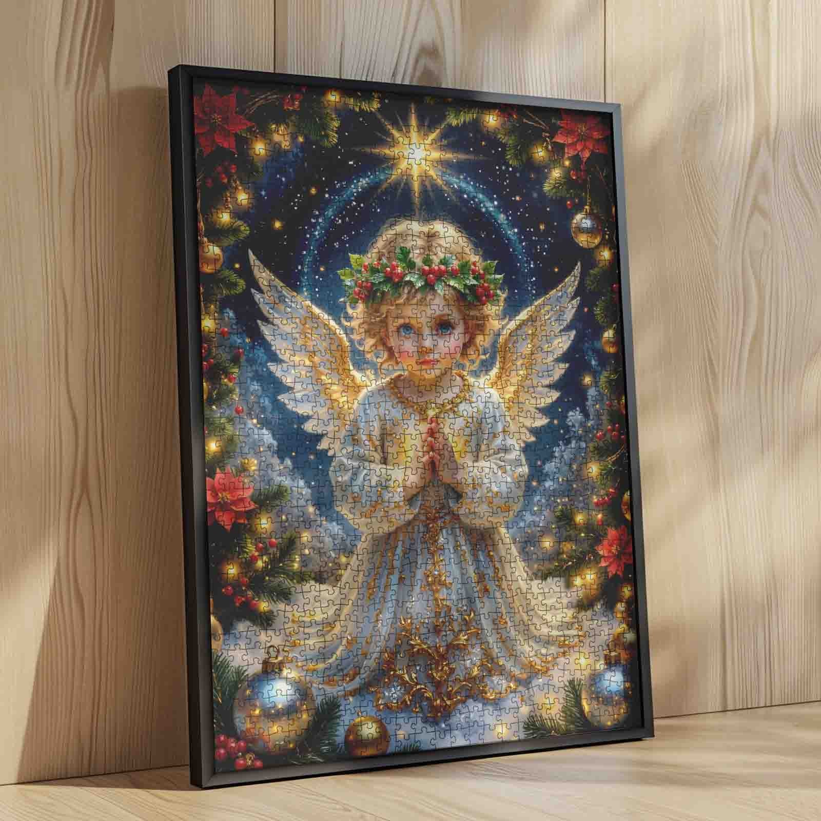 Christmas Angel Blessing Jigsaw Puzzle