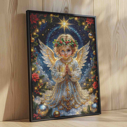 Christmas Angel Blessing Jigsaw Puzzle