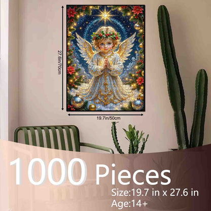 Christmas Angel Blessing Jigsaw Puzzle