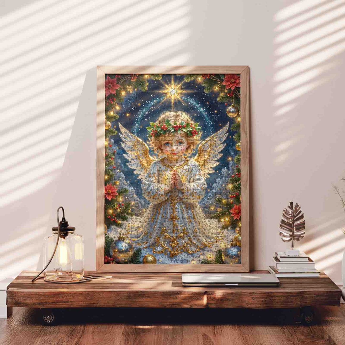 Christmas Angel Blessing Jigsaw Puzzle