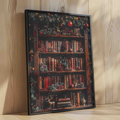 Christmas Bookshelf Charm Jigsaw Puzzle