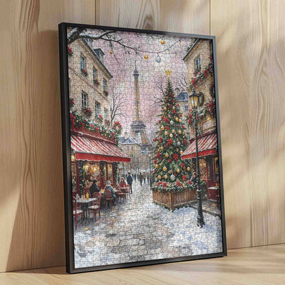 Christmas Café in Paris Jigsaw Puzzle