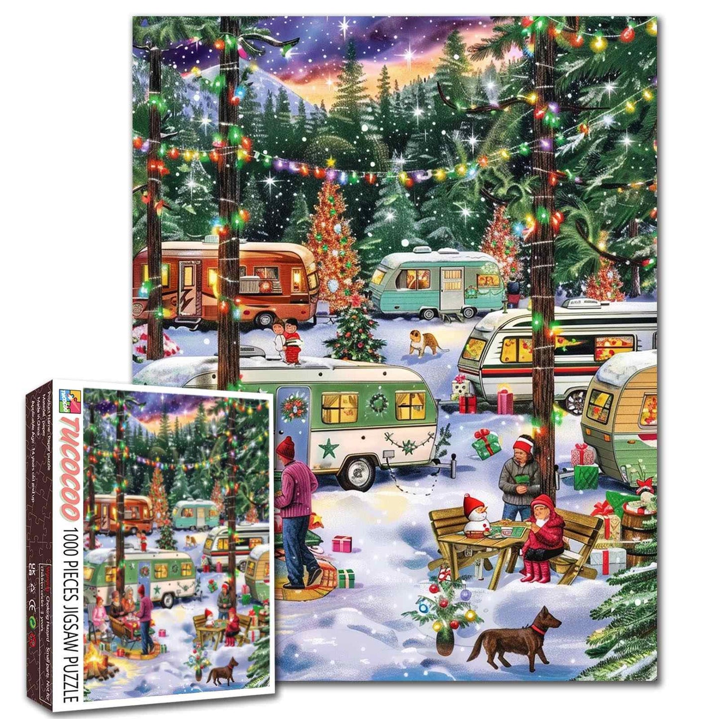 Christmas Camper Wonderland Jigsaw Puzzle