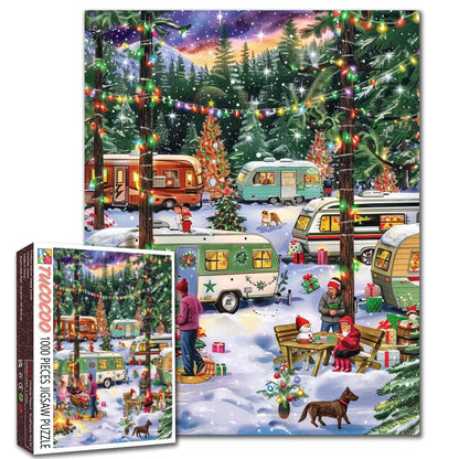 Christmas Camper Wonderland Jigsaw Puzzle