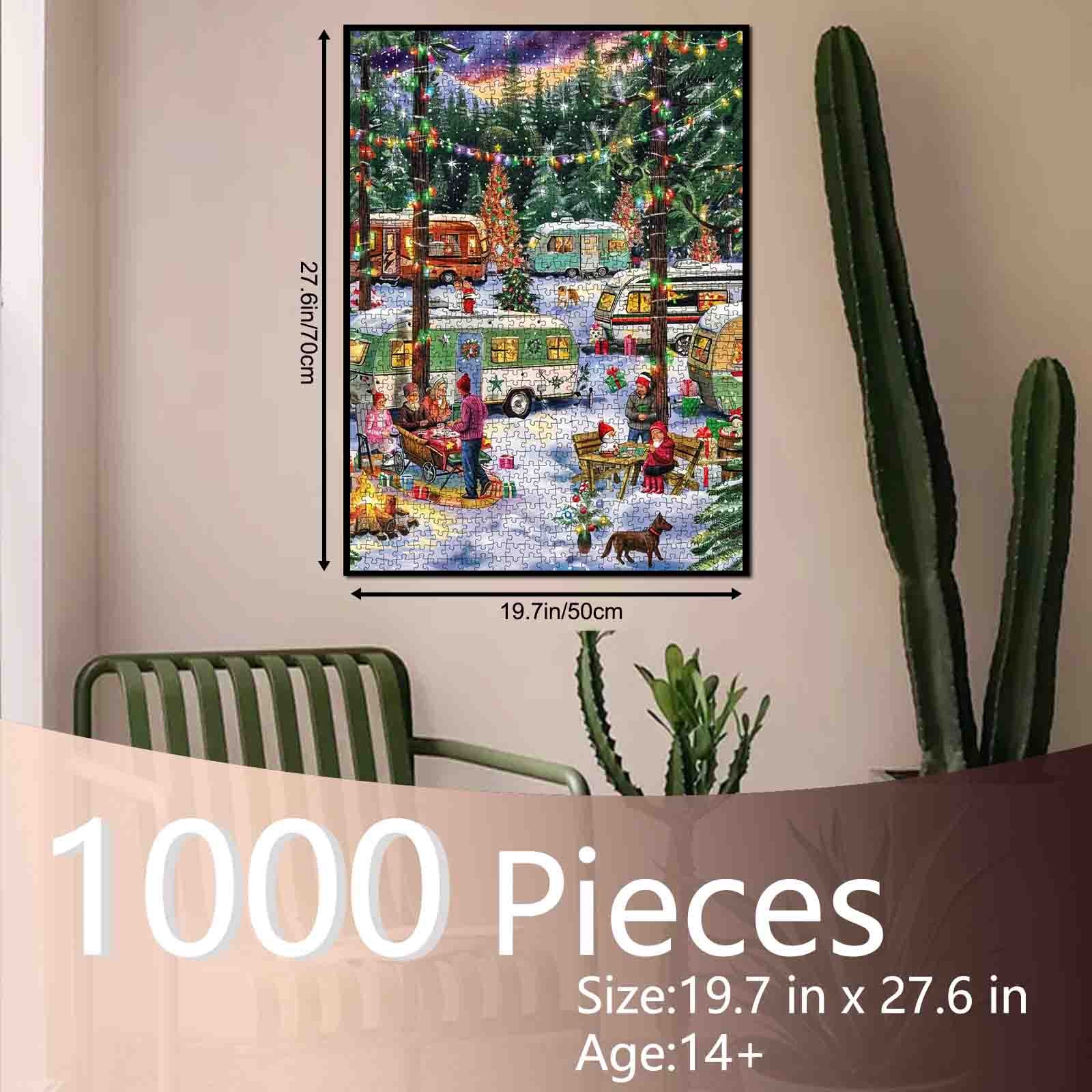 Christmas Camper Wonderland Jigsaw Puzzle