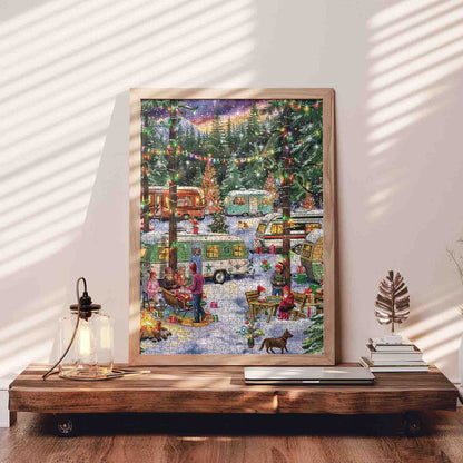Christmas Camper Wonderland Jigsaw Puzzle