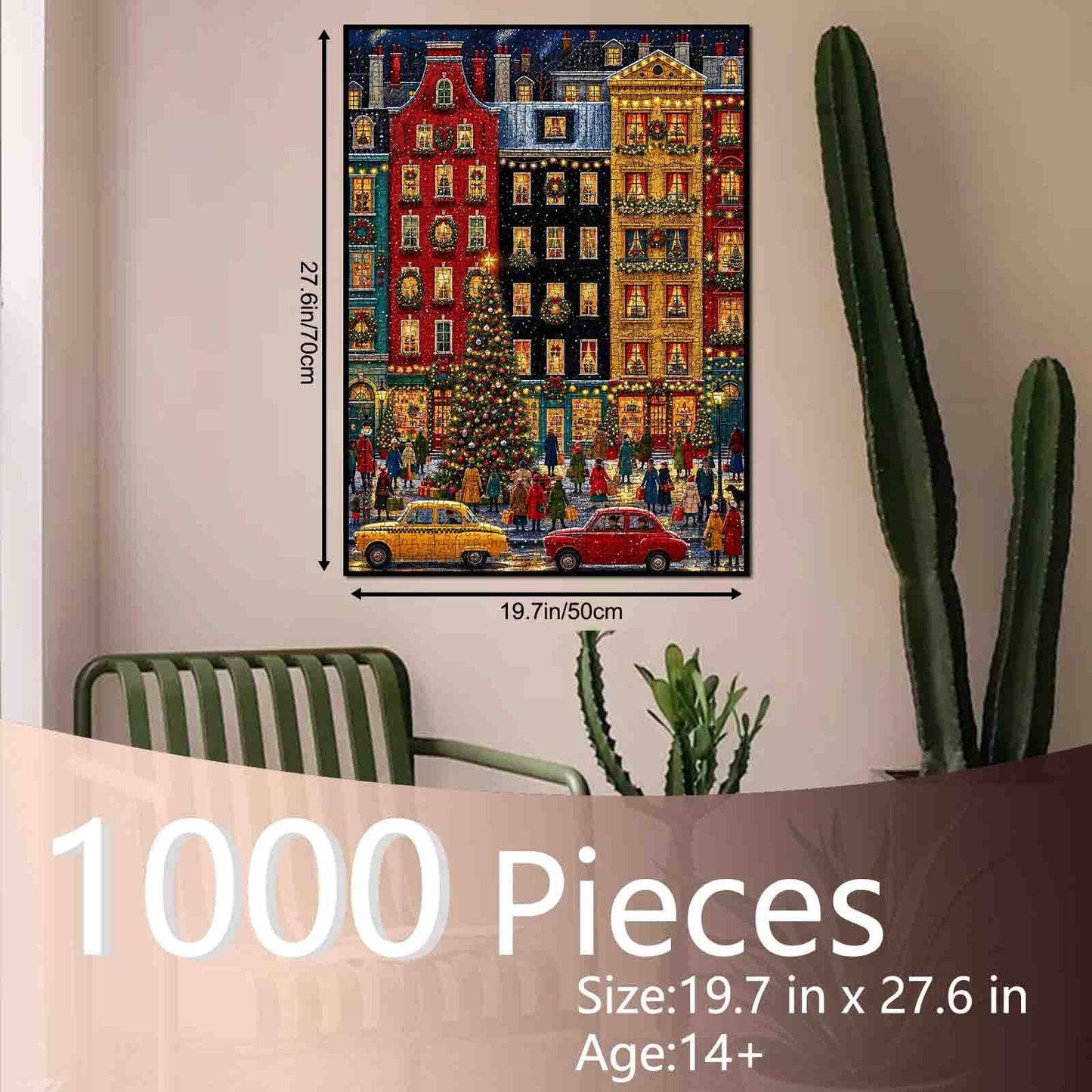 Christmas City Lights Jigsaw Puzzle