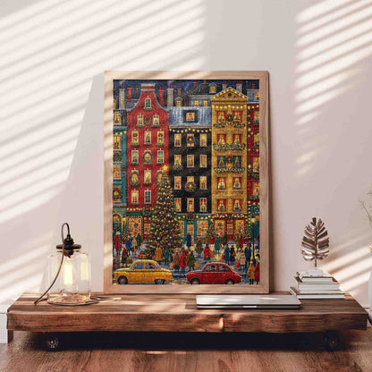 Christmas City Lights Jigsaw Puzzle