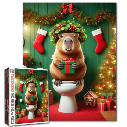 Christmas Gift Guardian Jigsaw Puzzle