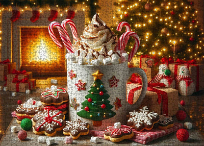 Christmas Hot Cocoa Delight Jigsaw Puzzle