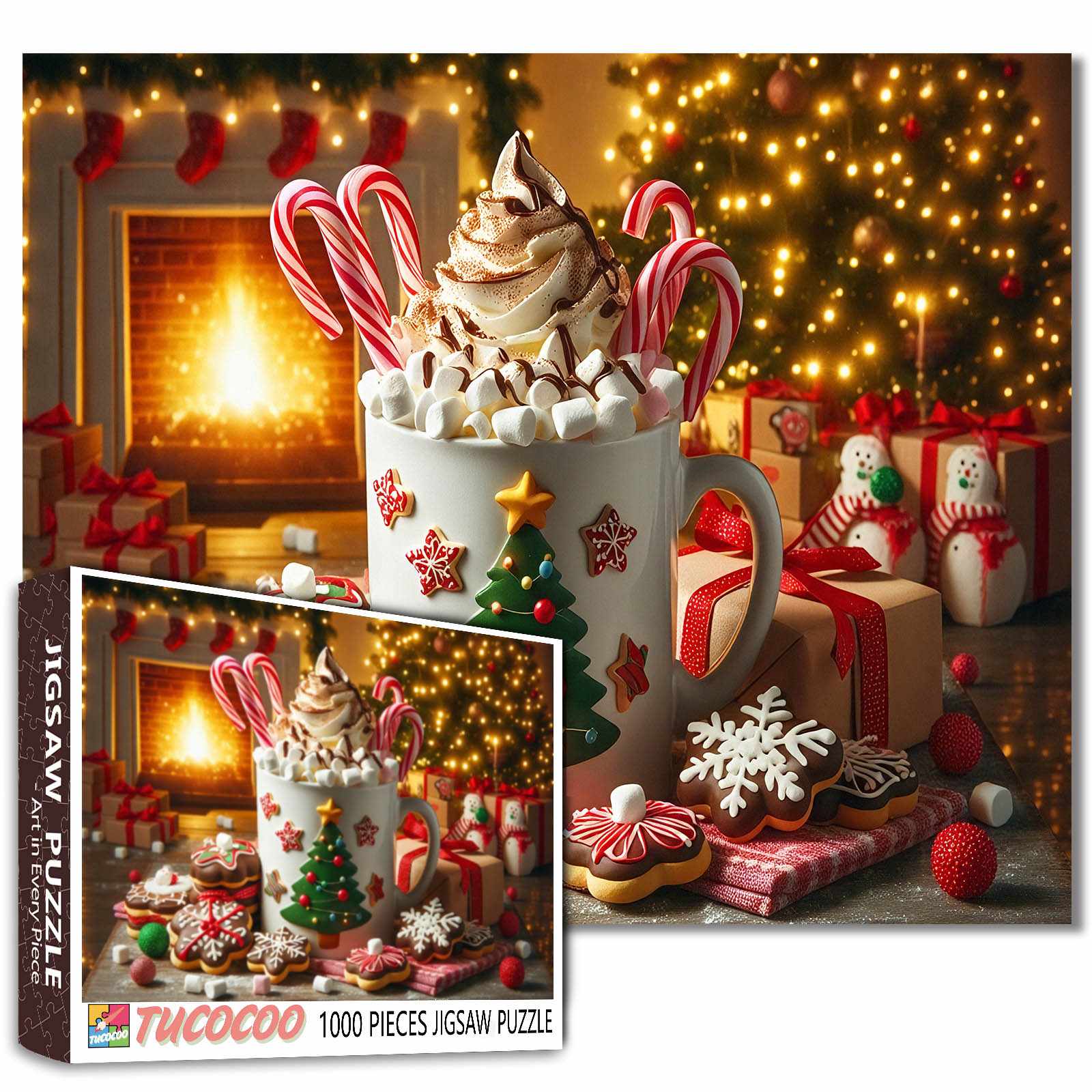 Christmas Hot Cocoa Delight Jigsaw Puzzle