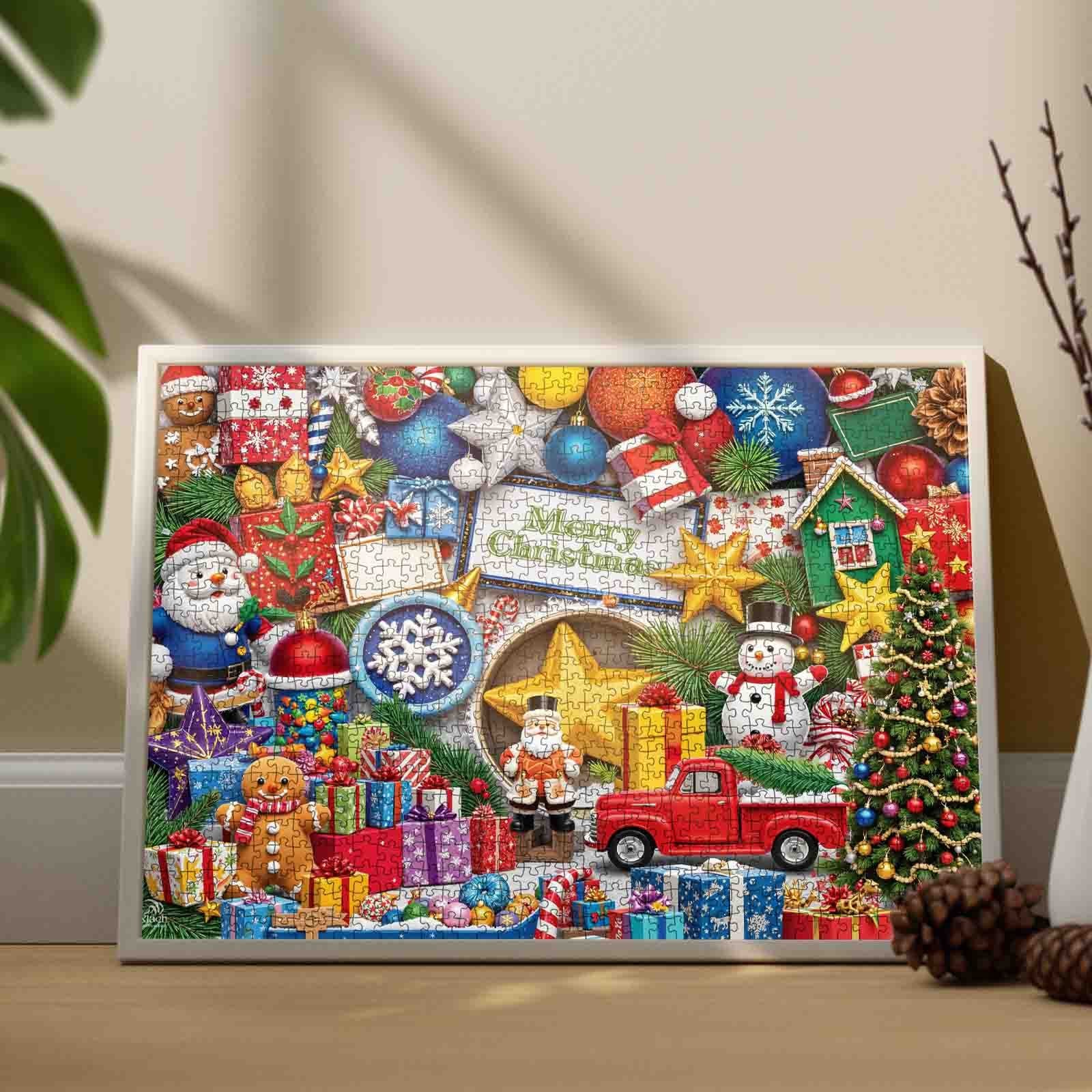 Christmas Joy Gifts and Decorations Jigsaw Puzzle