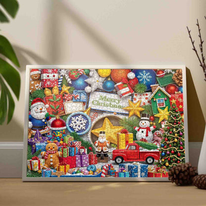 Christmas Joy Gifts and Decorations Jigsaw Puzzle