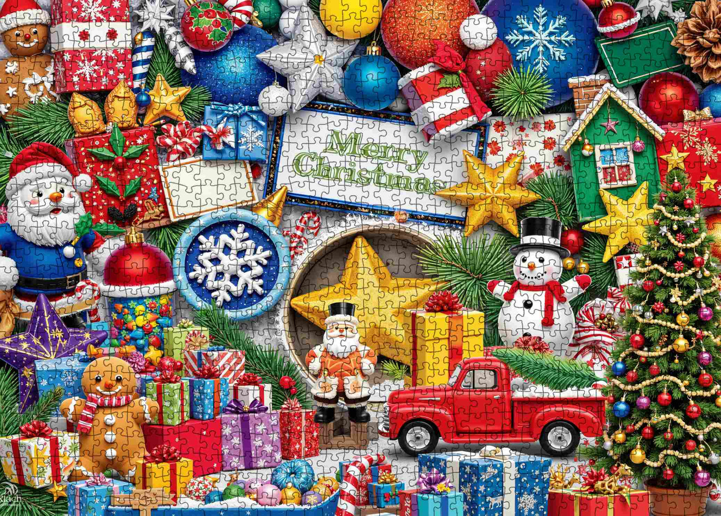 Christmas Joy Gifts and Decorations Jigsaw Puzzle