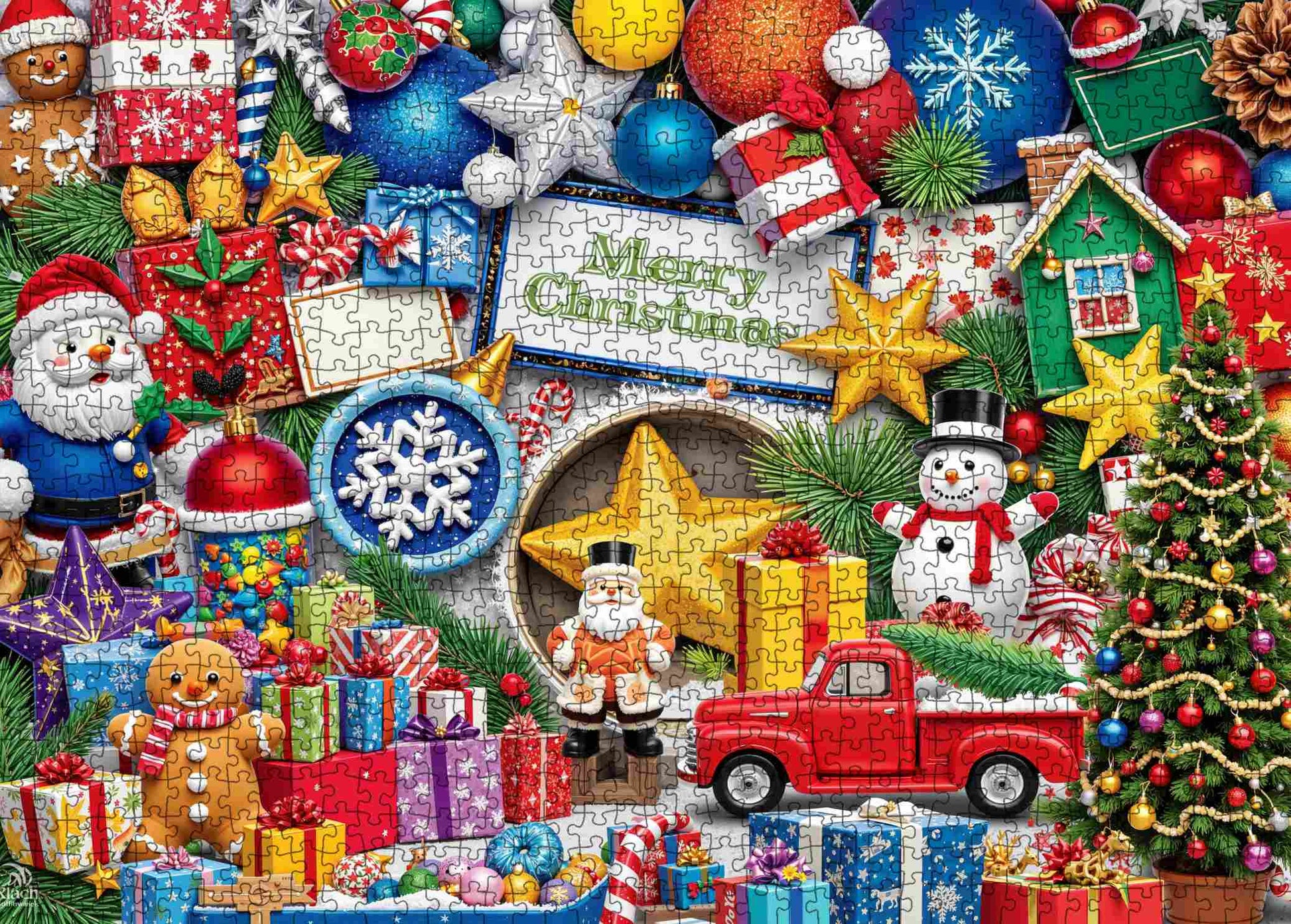 Christmas Joy Gifts and Decorations Jigsaw Puzzle
