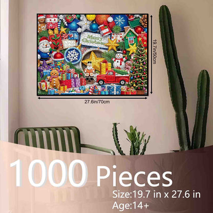 Christmas Joy Gifts and Decorations Jigsaw Puzzle