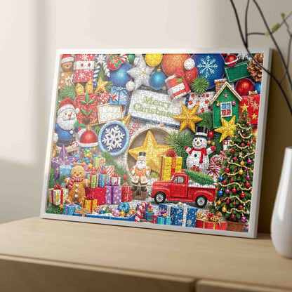 Christmas Joy Gifts and Decorations Jigsaw Puzzle