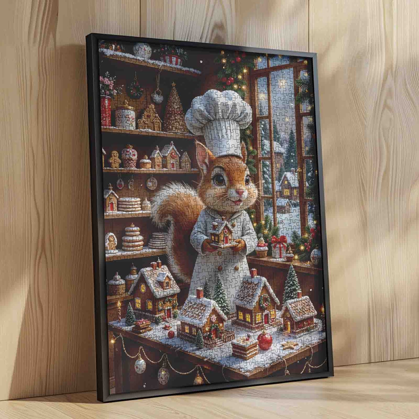 Christmas Squirrel Baker Jigsaw Puzzle