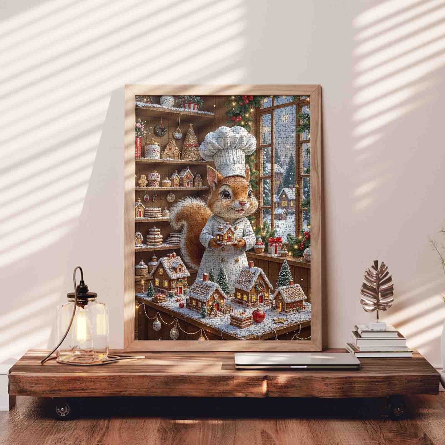 Christmas Squirrel Baker Jigsaw Puzzle