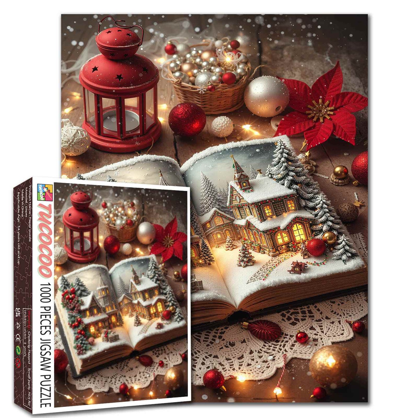 Christmas Storybook Village Jigsaw Puzzle