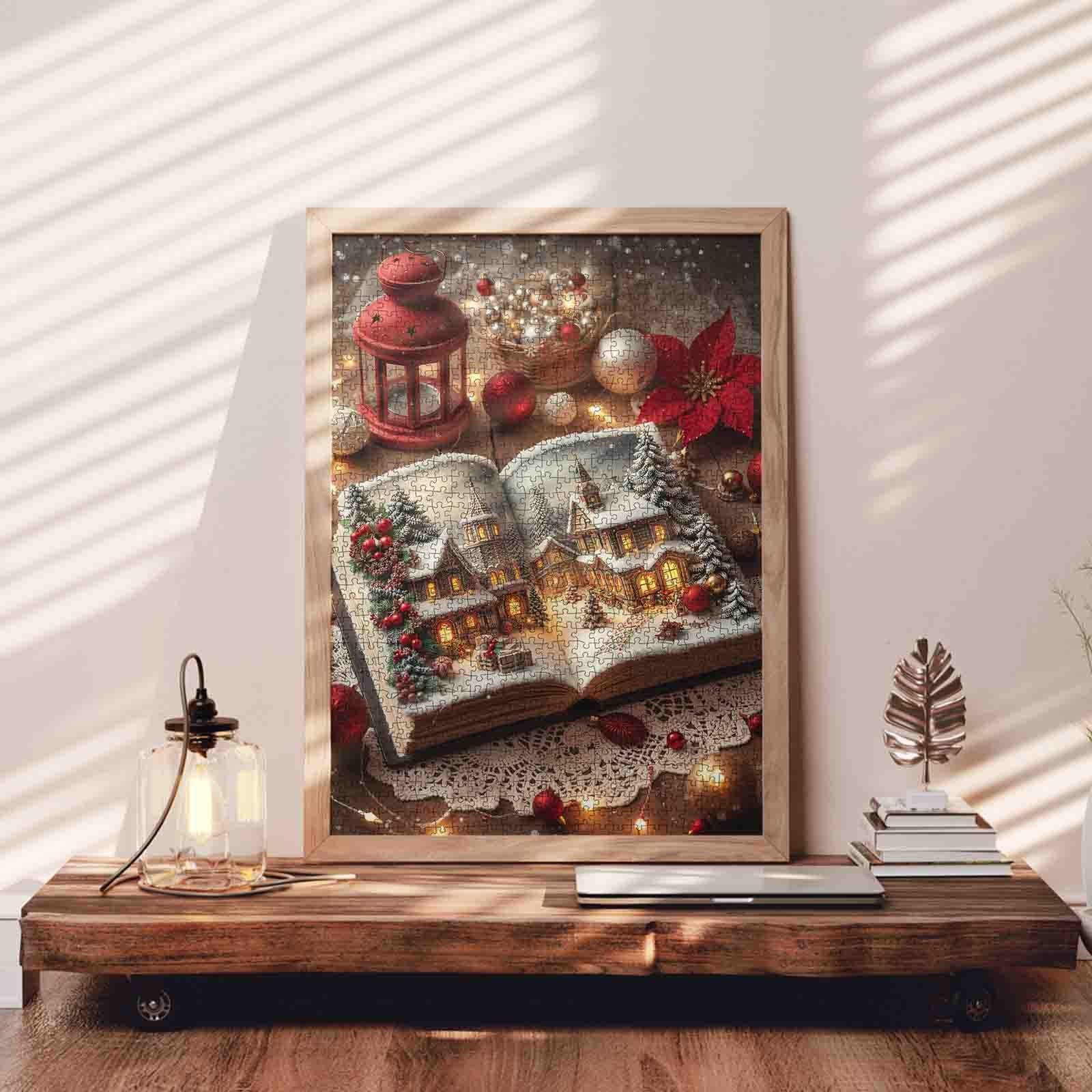 Christmas Storybook Village Jigsaw Puzzle