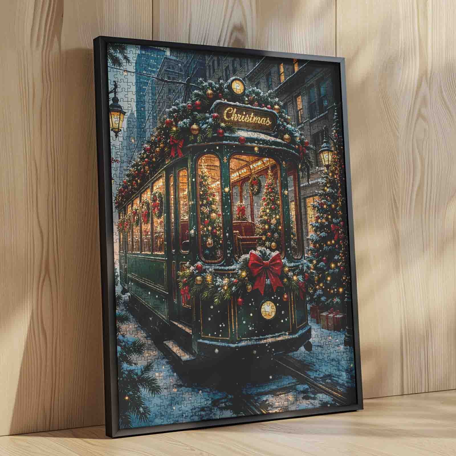 Christmas Streetcar Jigsaw Puzzle