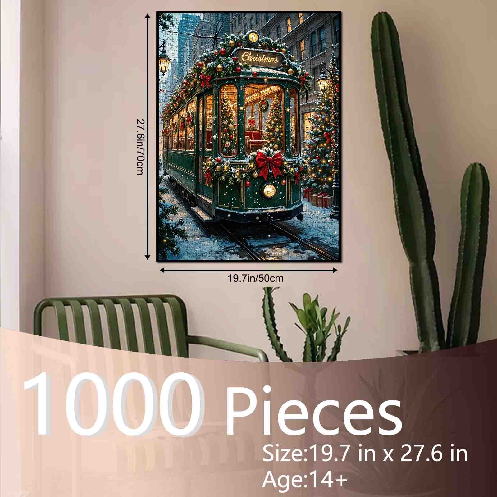 Christmas Streetcar Jigsaw Puzzle