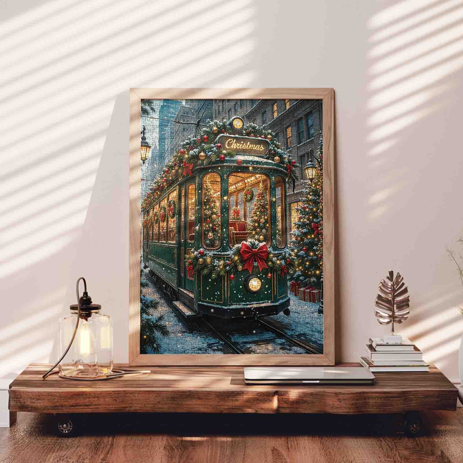 Christmas Streetcar Jigsaw Puzzle