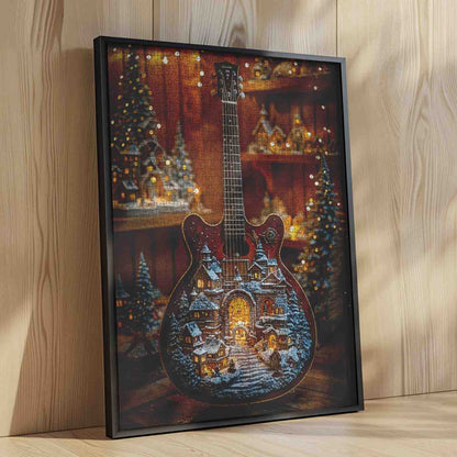 Christmas Town on Guitar Jigsaw Puzzle