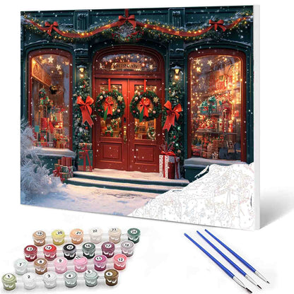 Christmas Gift Shop Paint by Numbers