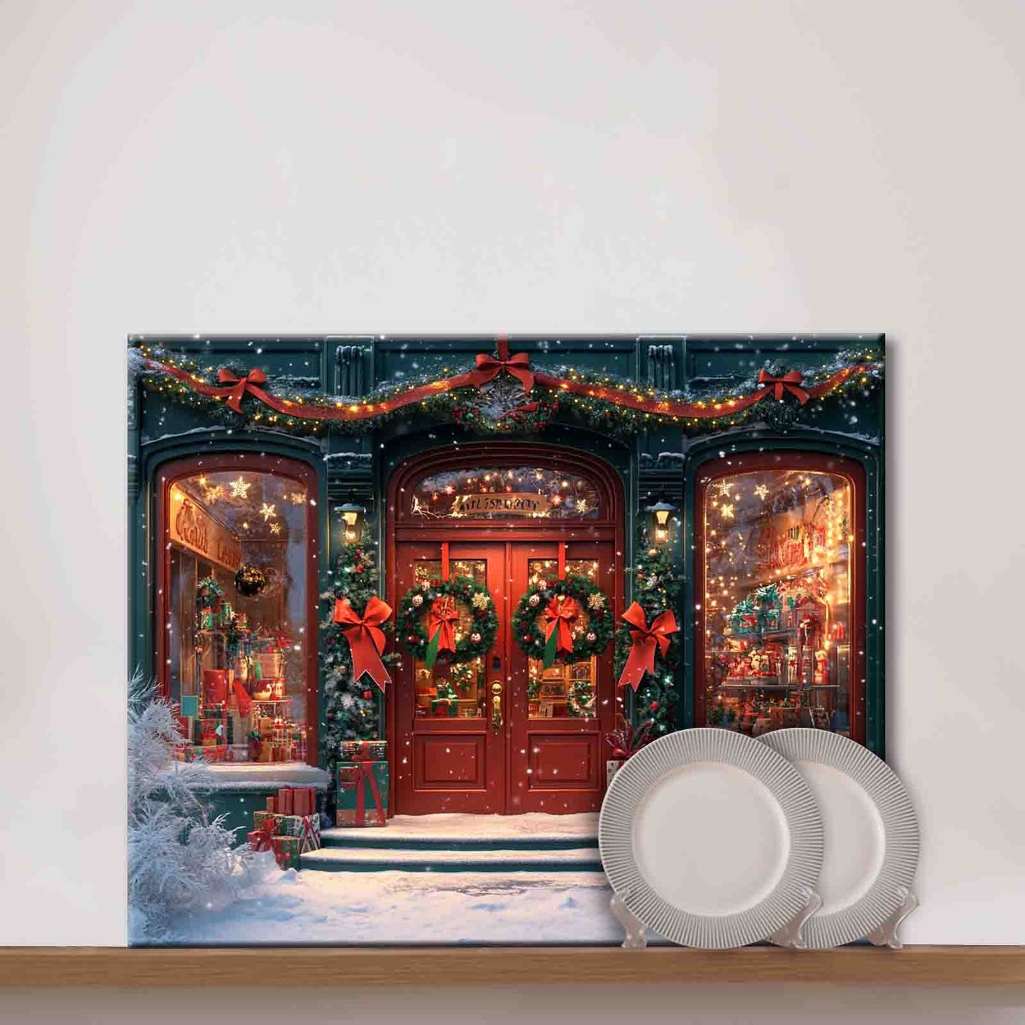 Christmas Gift Shop Paint by Numbers