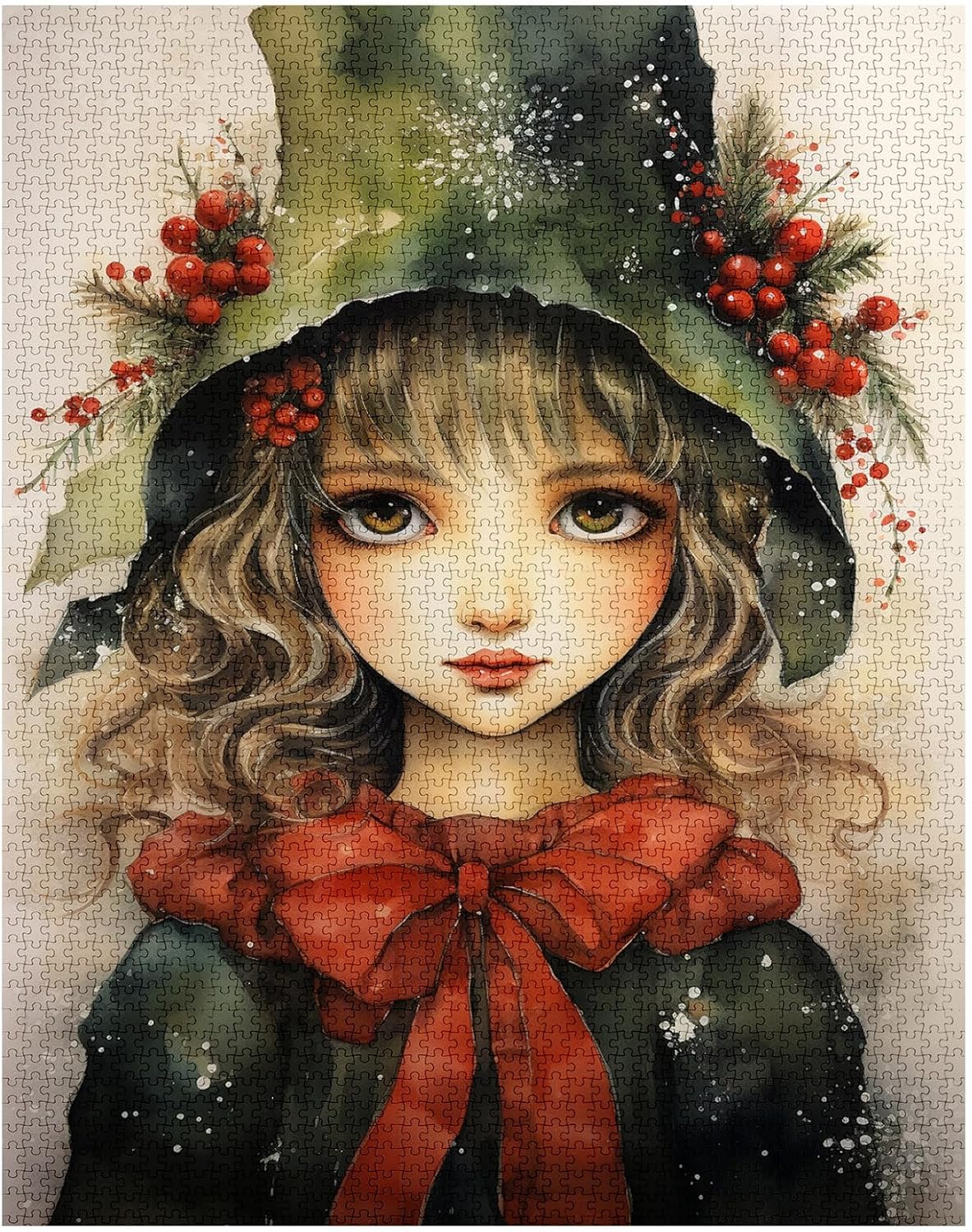 Christmas Elf Girl Jigsaw Puzzles