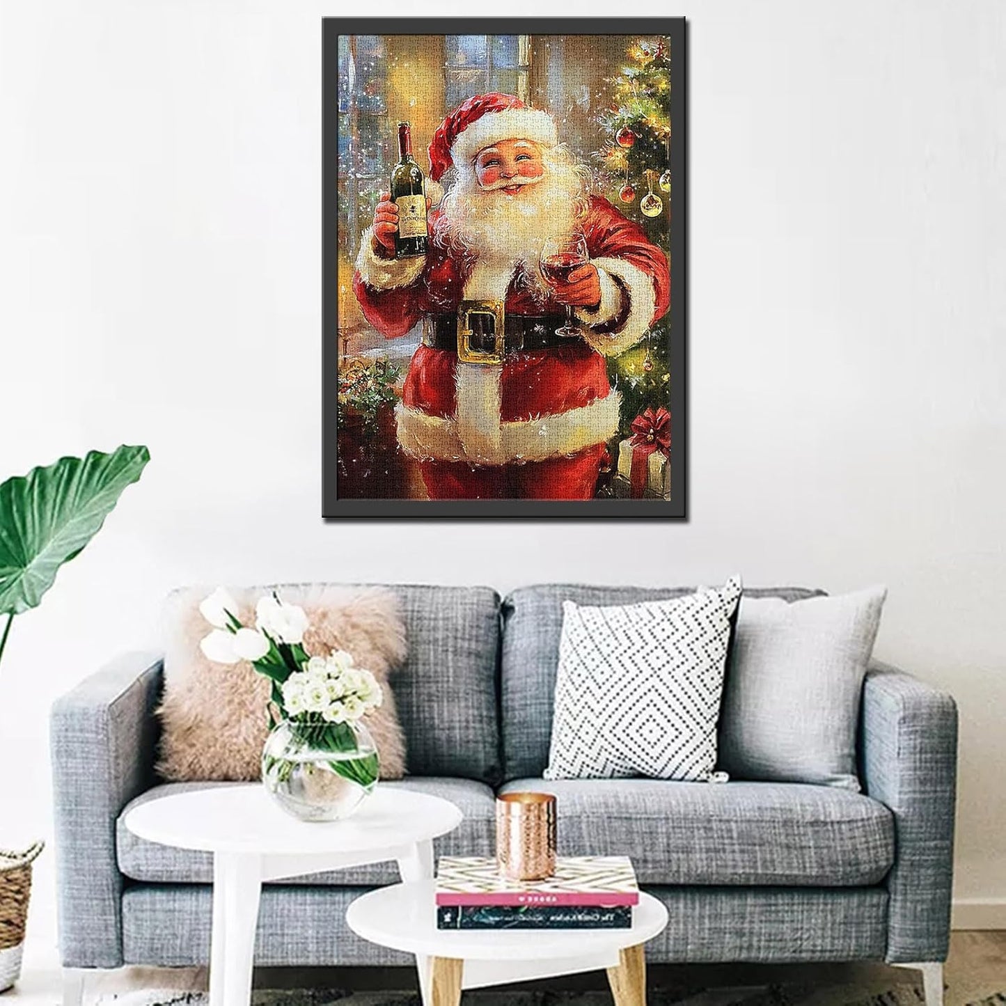 Santa Claus Cheers Jigsaw Puzzles