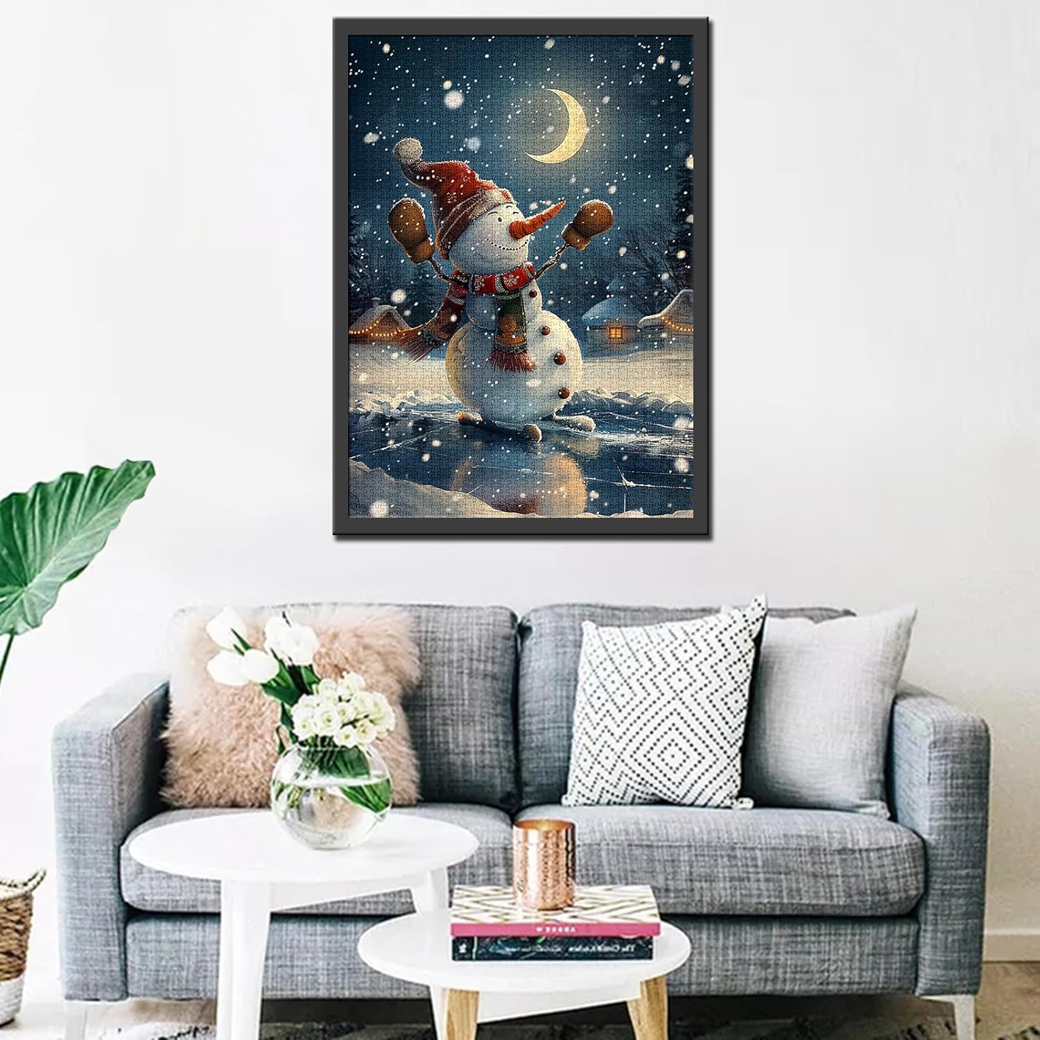 Christmas Snowman Skating Jigsaw Puzzles