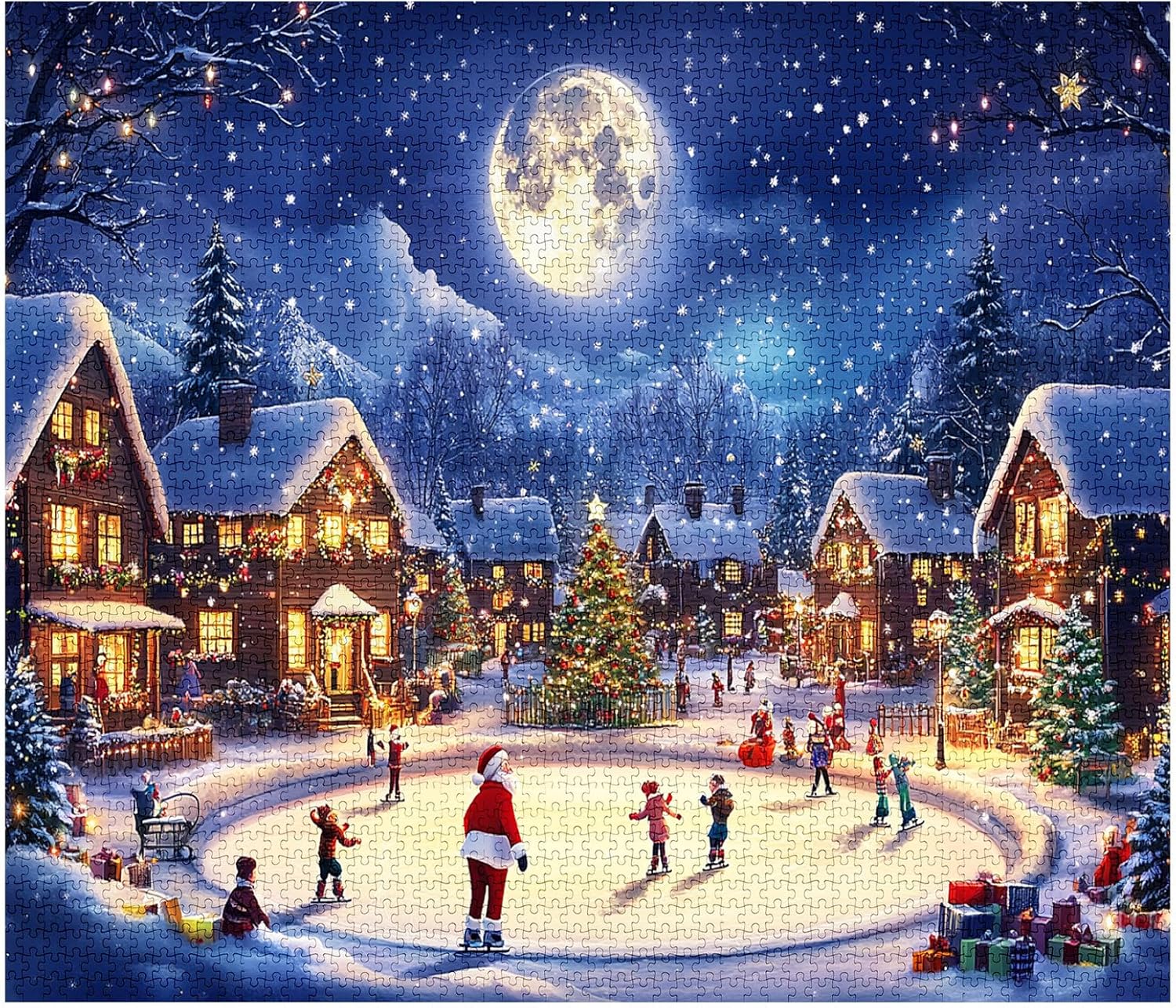 Ski Resort on Snowy Day Jigsaw Puzzles