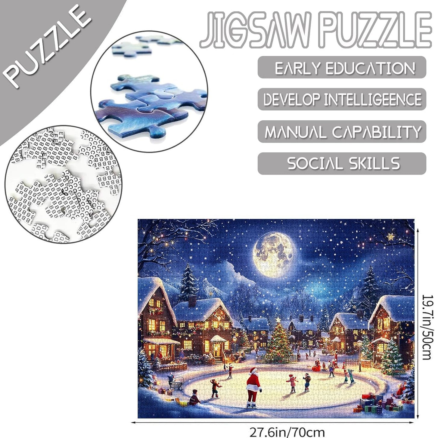 Ski Resort on Snowy Day Jigsaw Puzzles